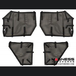 Jeep Wrangler JL Fortis Tube Door Covers - Front & Rear - Black